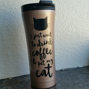 Travel coffee cup